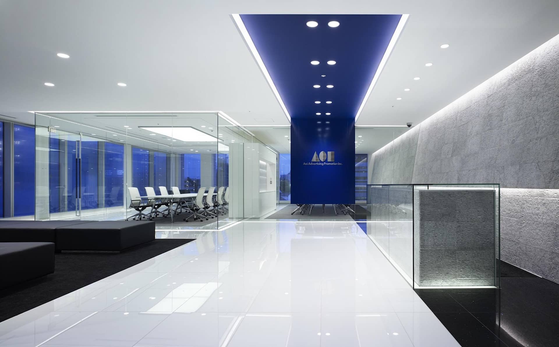 LED Lit office